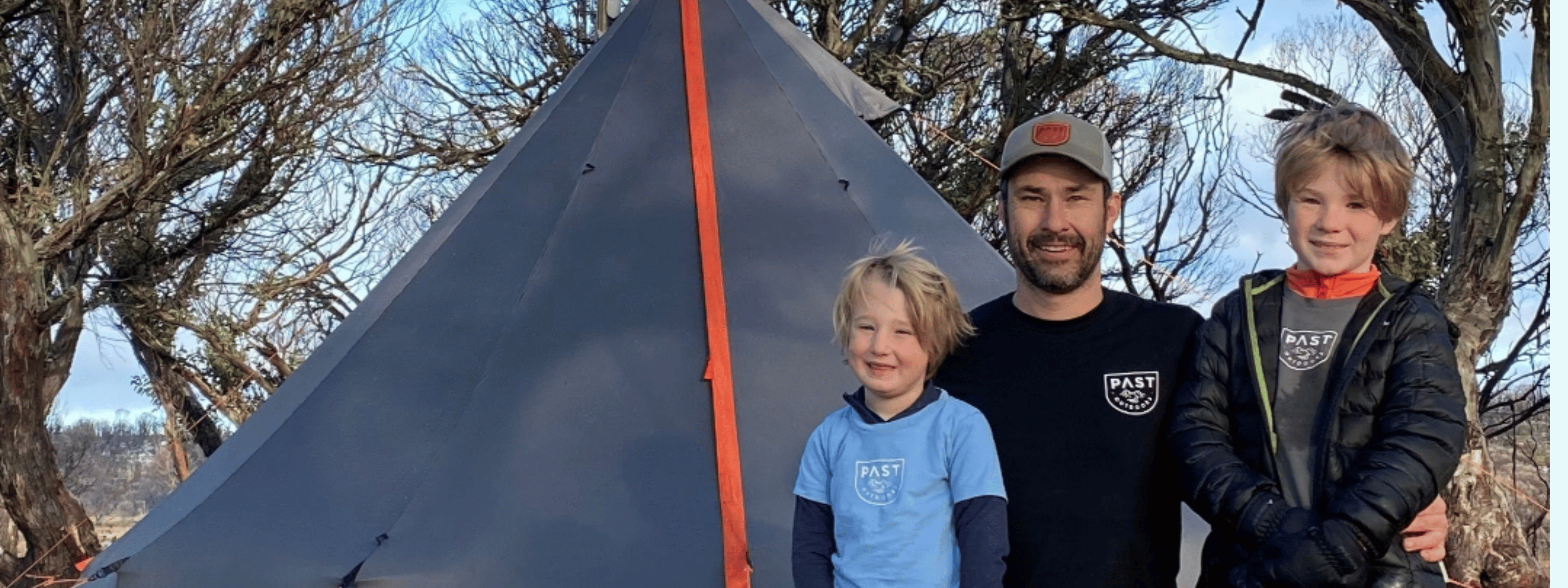 Family Camping with the 4-6 Person PAST Outdoors Tipi Tent