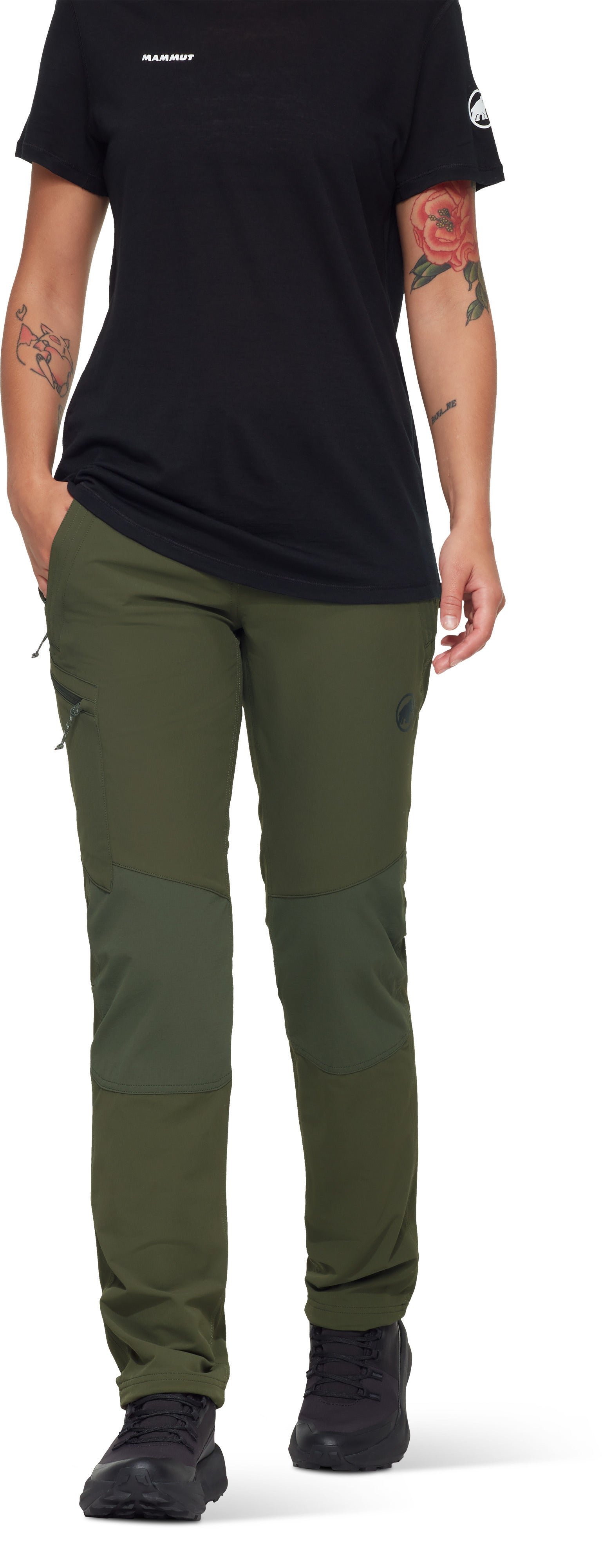 Mammut Runbold Guide SO Pants Women's - Dark Marsh 9