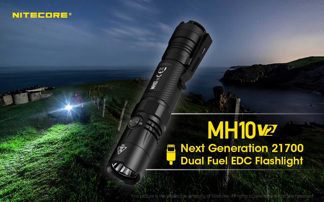 Nitecore MH10V2 EDC USB-C Rechargeable Torch