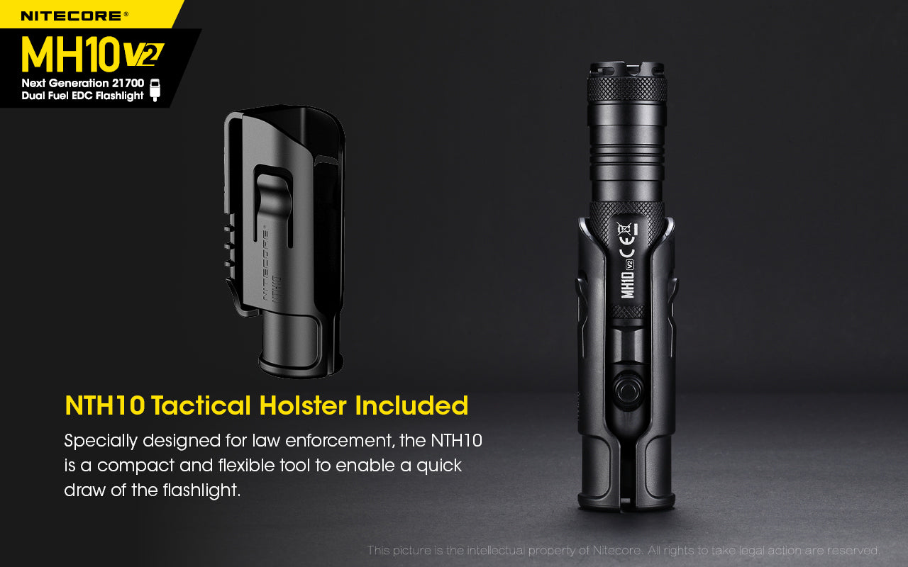 Nitecore MH10V2 EDC USB-C Rechargeable Torch