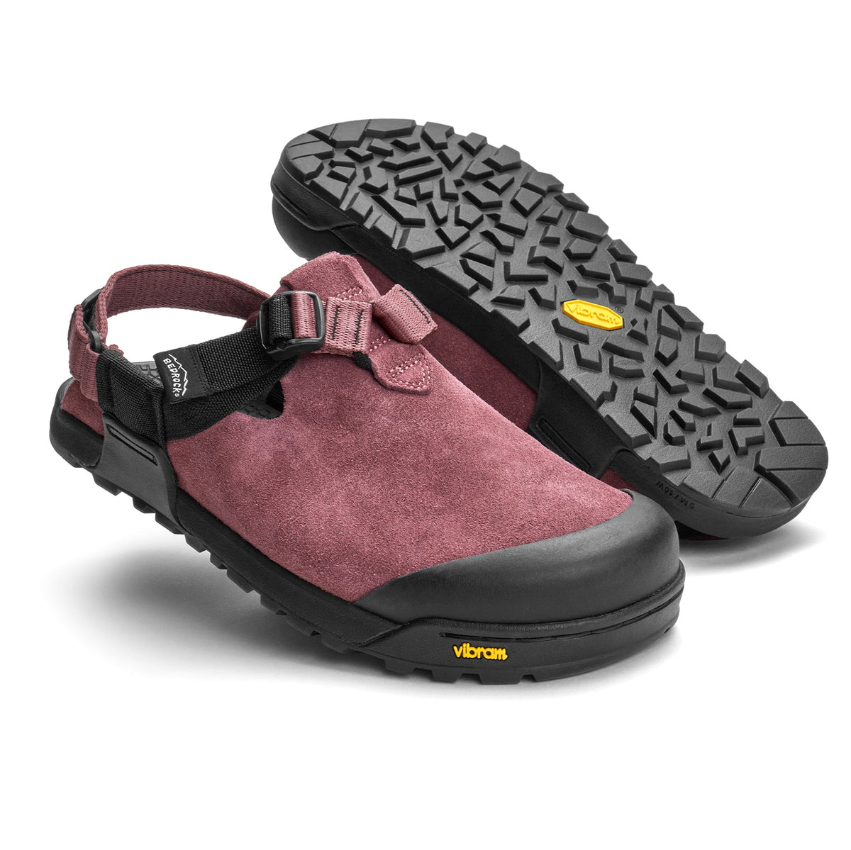 Bedrock Mountain Clog - Suede Leather - Wild Rose