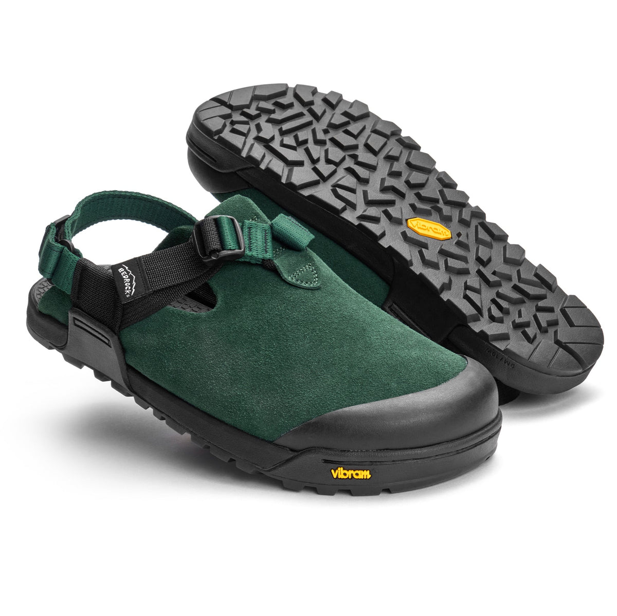 Bedrock Mountain Clog - Suede Leather - Cascade Green