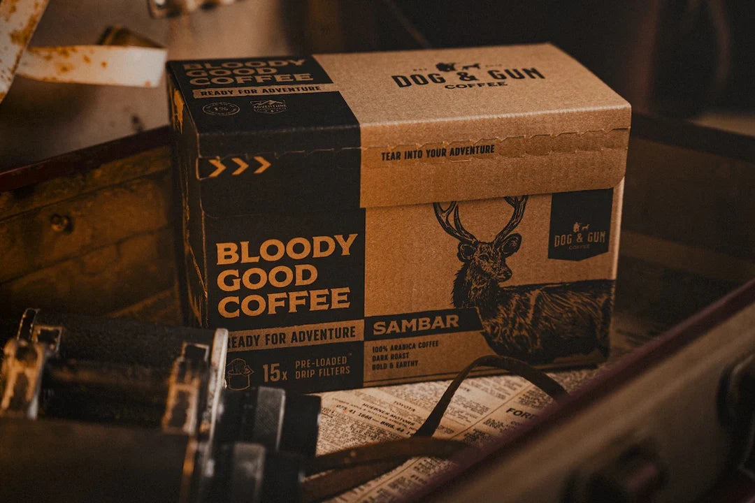Dog and Gun Coffee Pre Loaded Drip Filters - Sambar 7