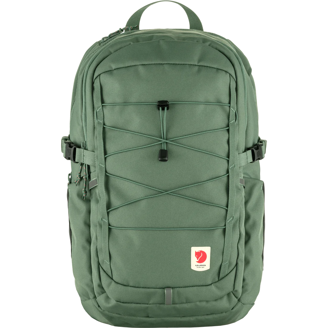 The Fjallraven Skule Backpack in the Patina Green Colourway