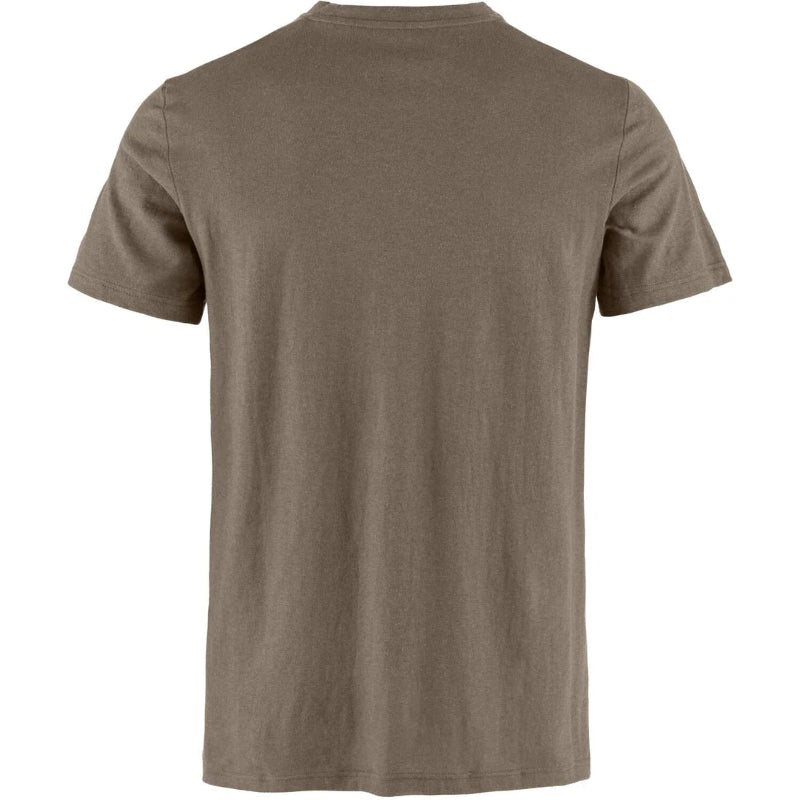 Brown t-shirt on a white background