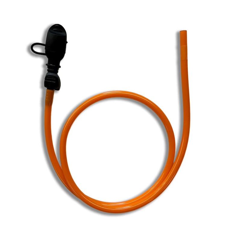 Hardside Hydration Hose with Bite Valve - Orange 1