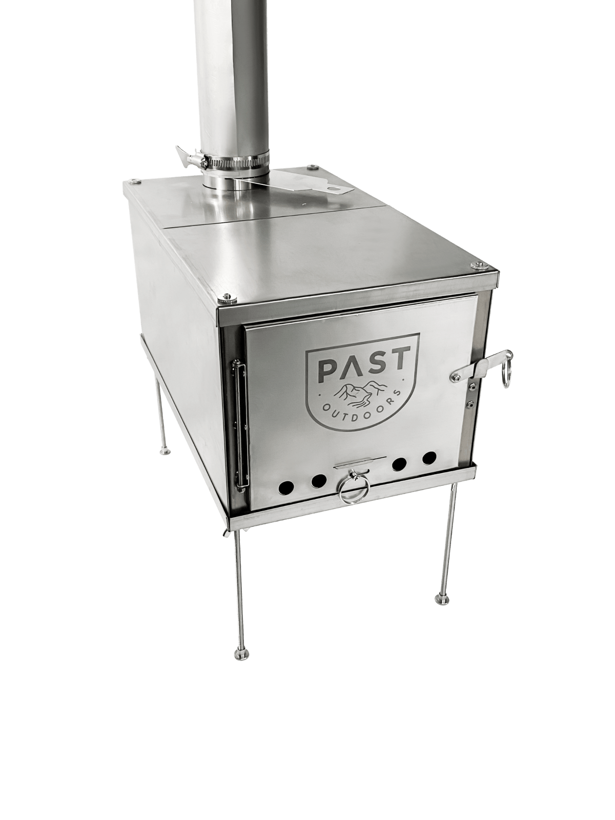 PAST Outdoors Titanium Flatpack Fold-up Stove Medium 1