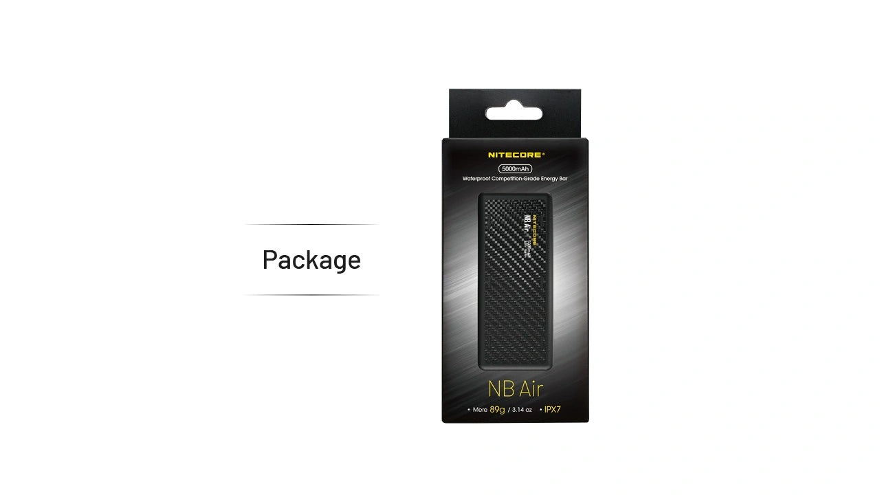 Nitecore NB Air Ultra-Slim Portable Power Bank – 5,000mAh
