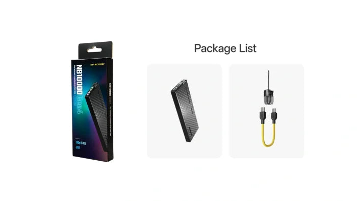 Nitecore NB10000 Gen4 10,000mAh Waterproof Power Bank