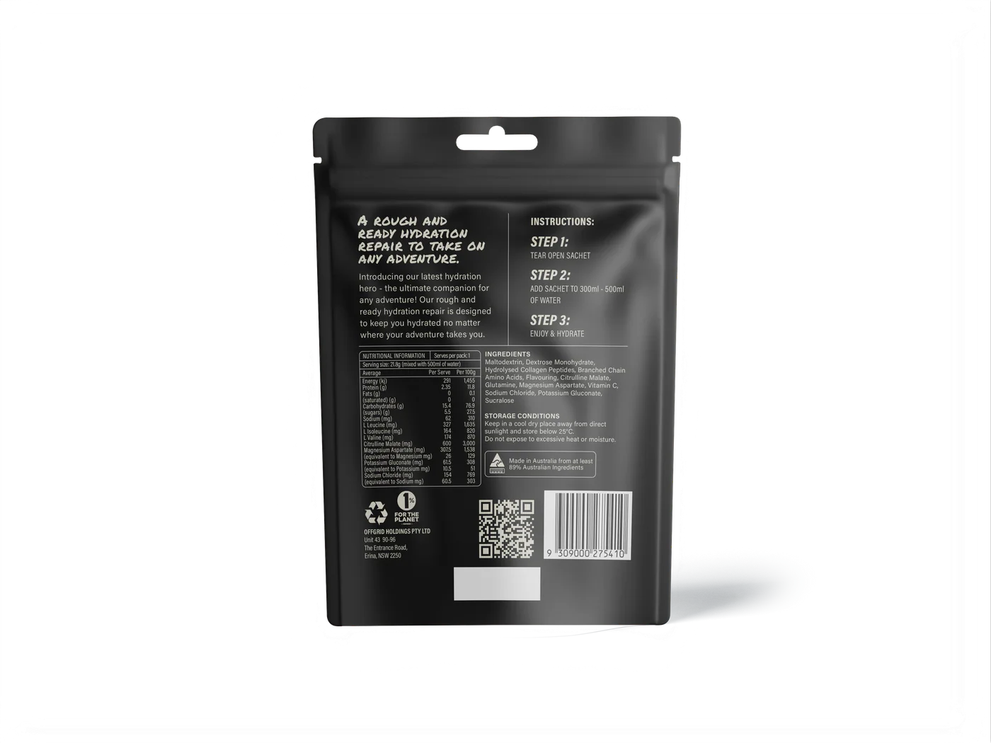 Offgrid Electrolyte Hydration Drink Mixed Berry