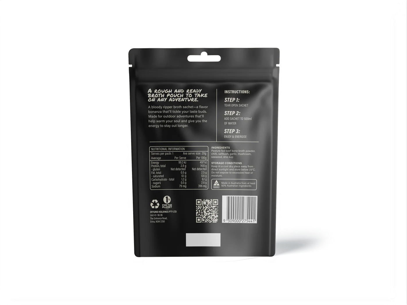 Offgrid Sandover Nutrient Rich Broth - (7 Serves)