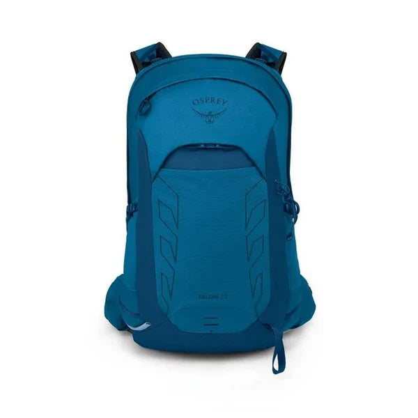 Blue Osprey backpack on a white background