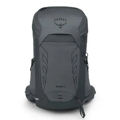 Gray Osprey backpack on a white background