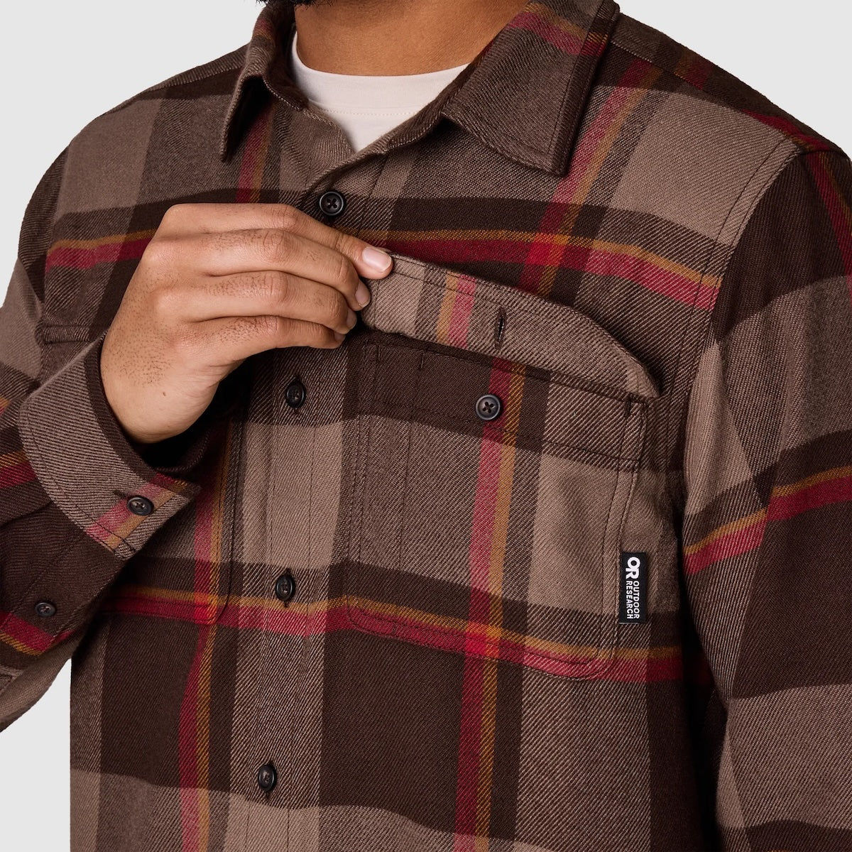 Outdoor Research Men's Feedback Flannel Twill Shirt