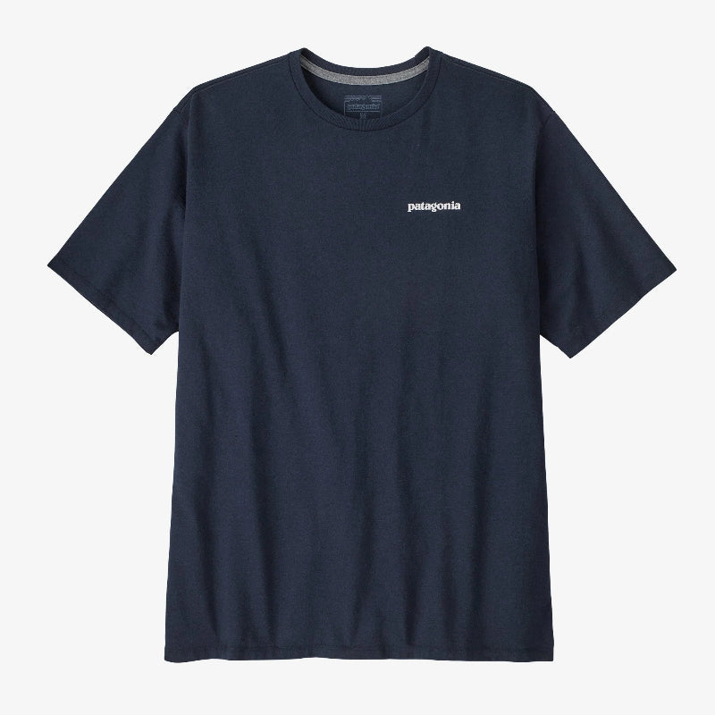 Patagonia Men's P-6 Logo Responsibili-Tee in Navy