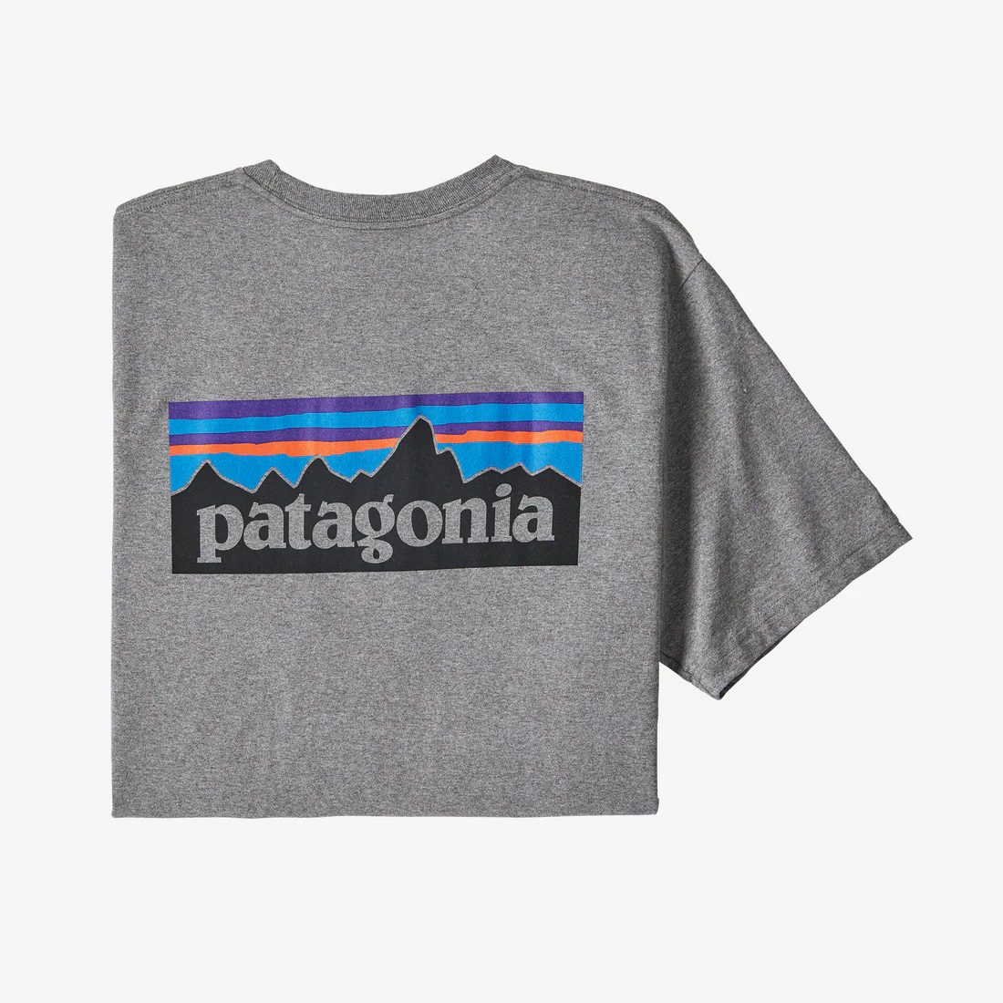 Patagonia Men's P-6 Logo Responsibili-Tee - Gravel Heather 6