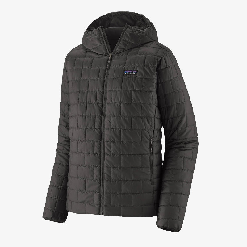 Gray jacket with a brand logo on a white background