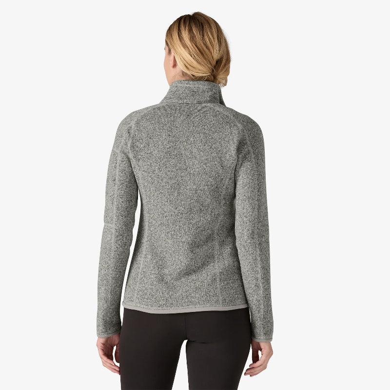 Patagonia Women's Better Sweater Fleece Jacket worn by a woman in tights