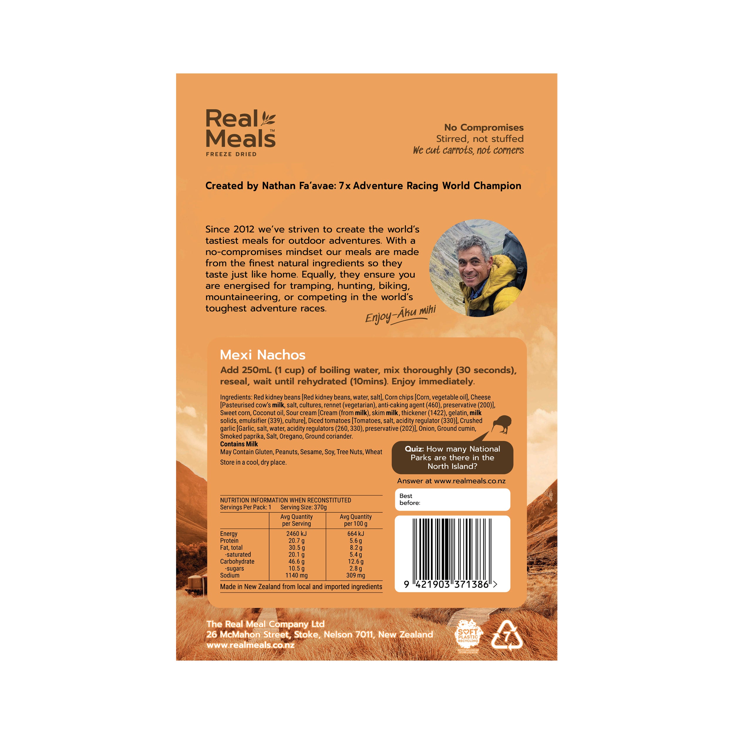 Real Meals Mexi Nachos Freeze Dried Meal