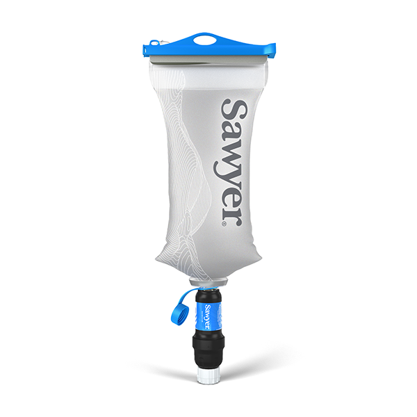 Sawyer Squeeze Water Filtration System w/ Cnoc Premium 2L Bladder