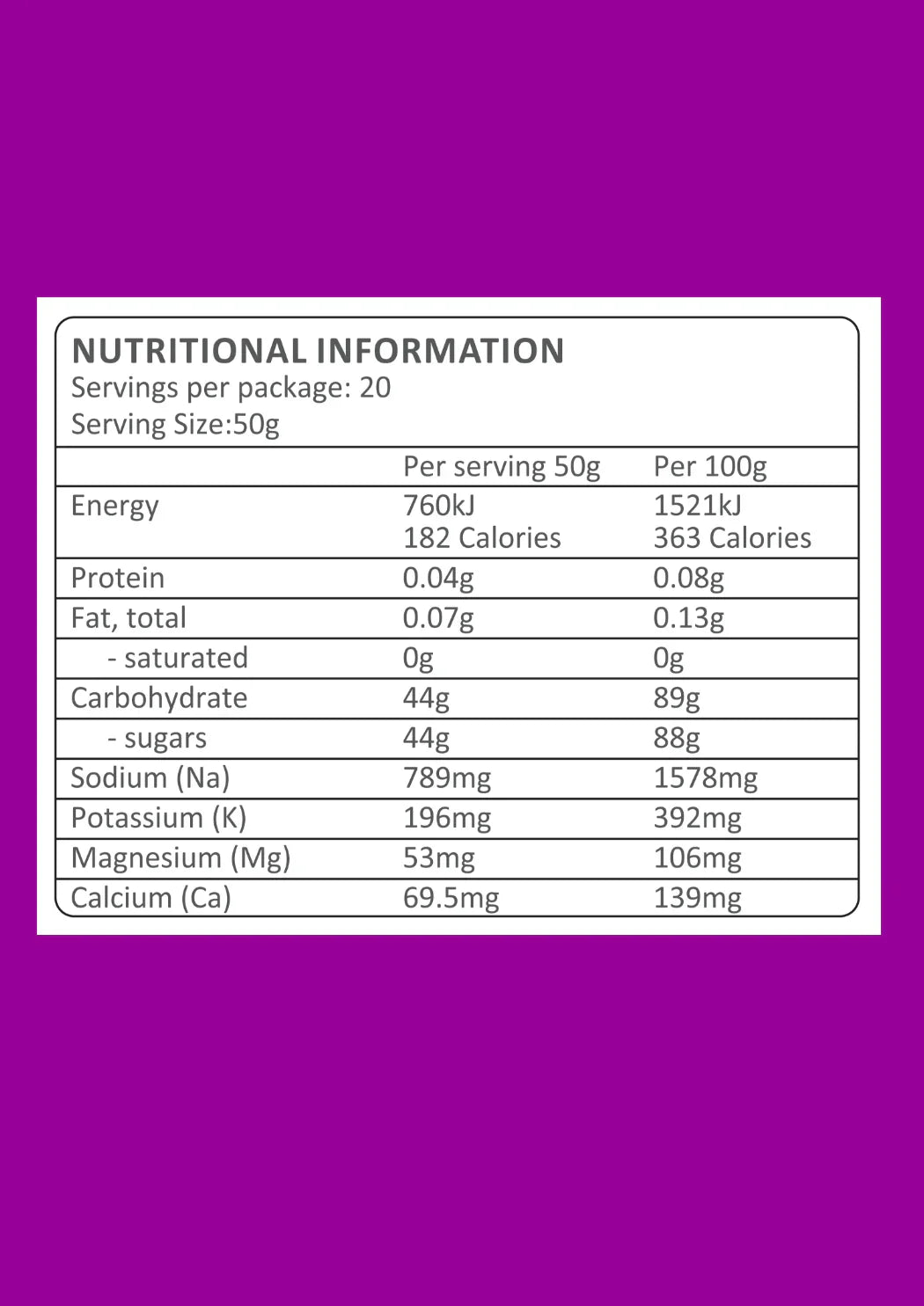 Trail Brew (1kg) Energy + Electrolytes 12