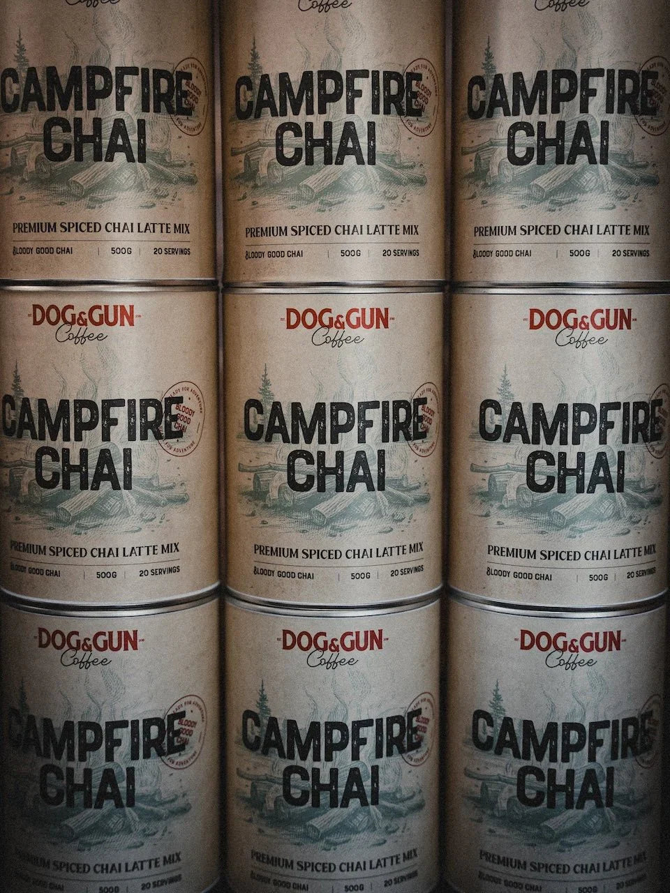 Dog and Gun Campfire Chai Latte Mix 500g Tin 4