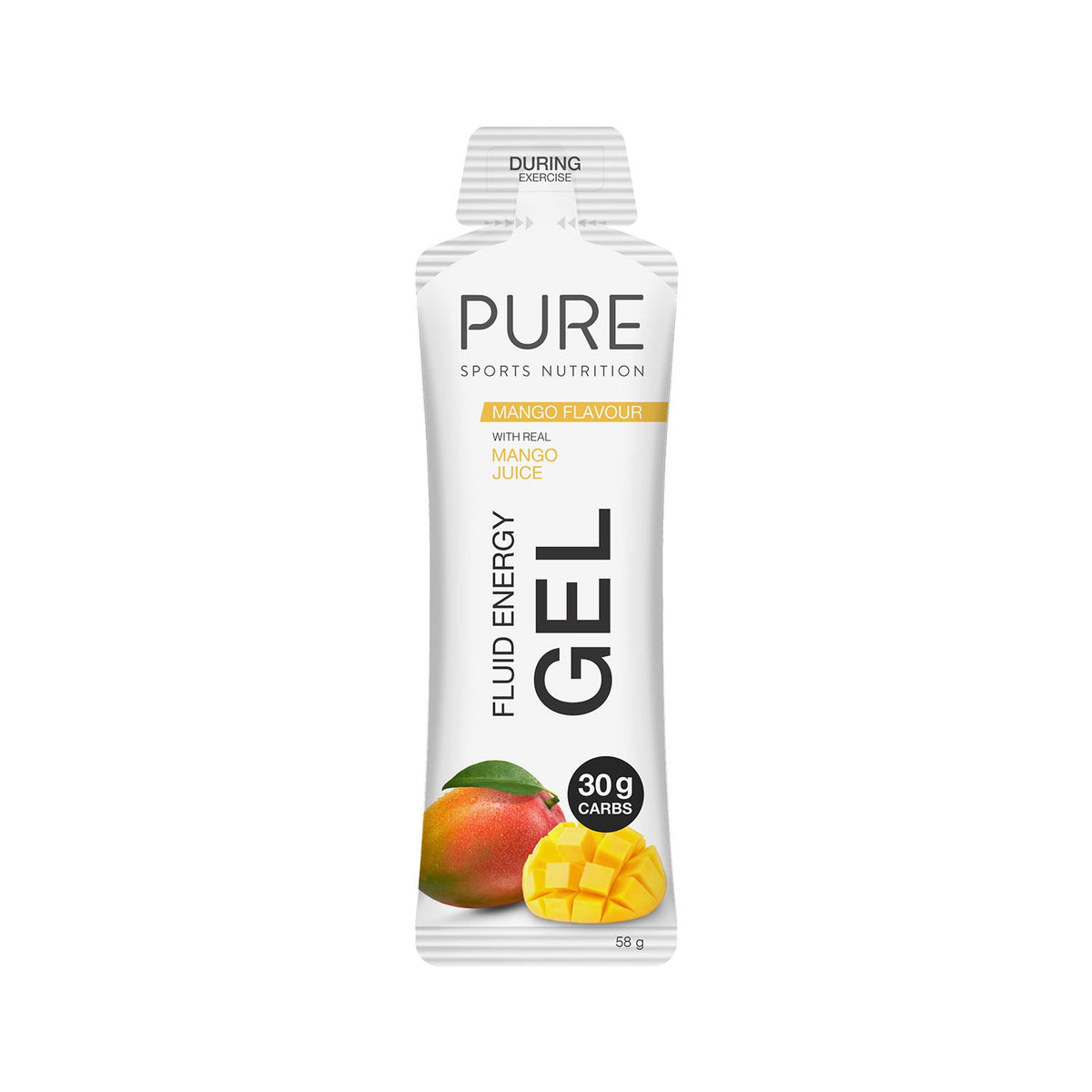 PURE Fluid Energy Gel Box of 18 - Mango