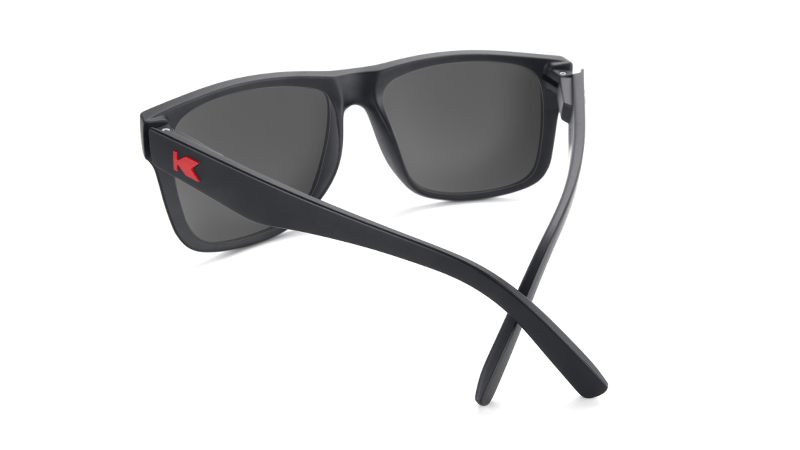 Knockaround Sunglasses Torrey Pines - Matte Black / Red Sunset