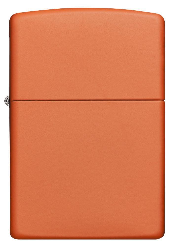 Zippo Classic Lighter Orange Matte 2