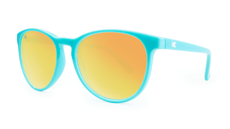 Knockaround Sunglasses Mai Tais - Glossy Turquoise / Sunset