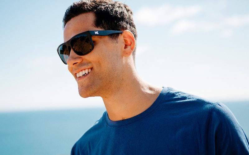 Knockaround Sunglasses Torrey Pines - Matte Black / Smoke