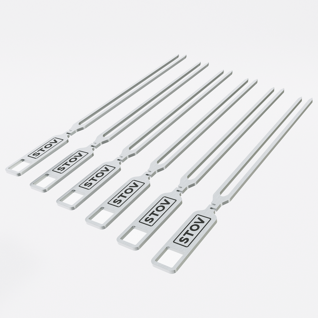 STOV Skewers (6pcs) Made for the STOV BBQ 1