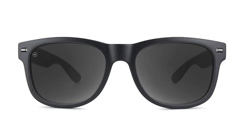 Knockaround Sunglasses Fort Knocks - Matte Black on Black / Smoke