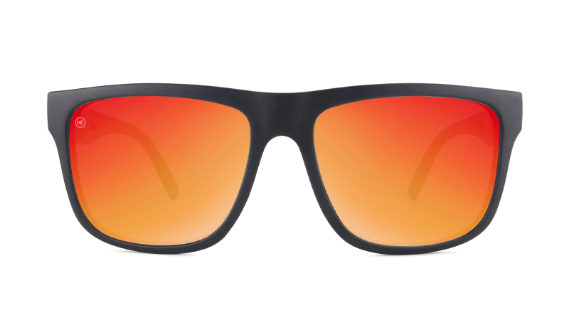 Knockaround Sunglasses Torrey Pines - Matte Black / Red Sunset