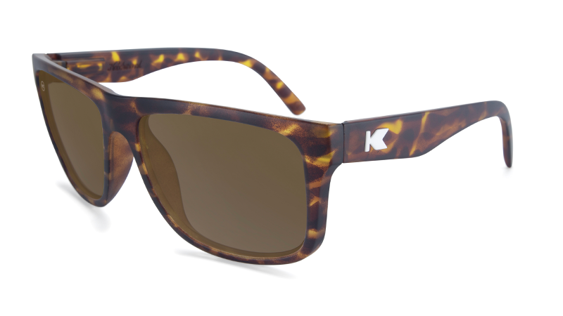 Knockaround Sunglasses Torrey Pines - Matte Tortoise Shell / Amber
