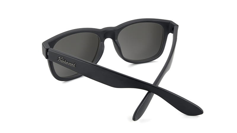 Knockaround Sunglasses Fort Knocks - Matte Black on Black / Smoke