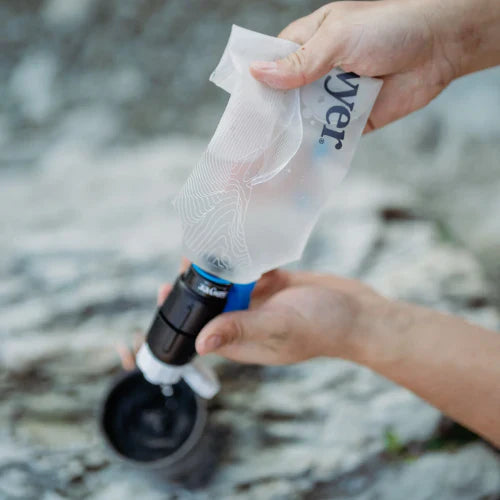 Sawyer Micro Squeeze Filter System w/ Cnoc Premium 750ml Pouch 3