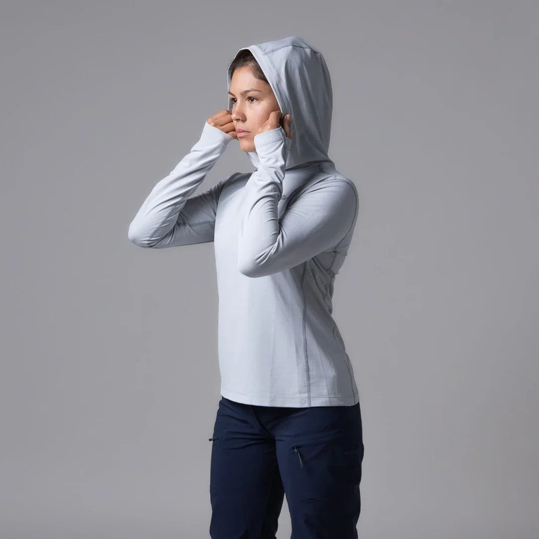 Mont Sundance UPF 50+ Hoodie Women's - Mist Hood 4