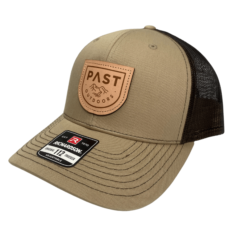 PAST Outdoors Originals Truckers Hat - Khaki Coffee 4