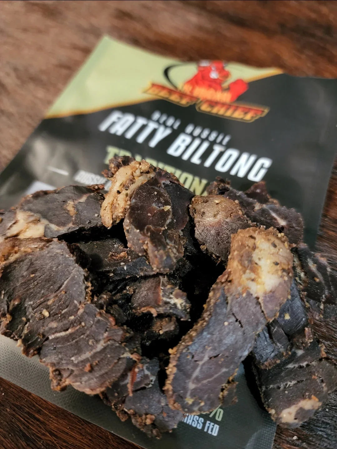 Original Beef Chief Fatty Biltong 7