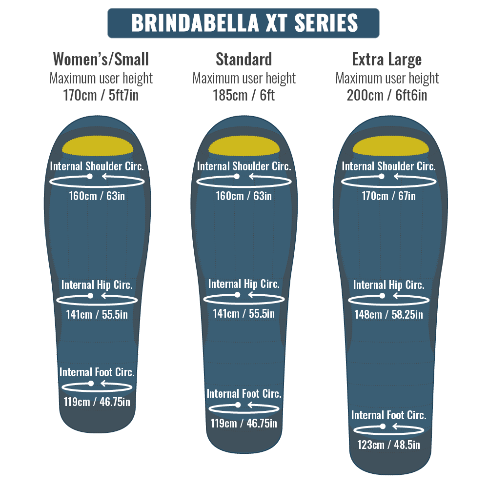 Mont Brindabella XT 700 -6 to -12°C Down Sleeping Bag