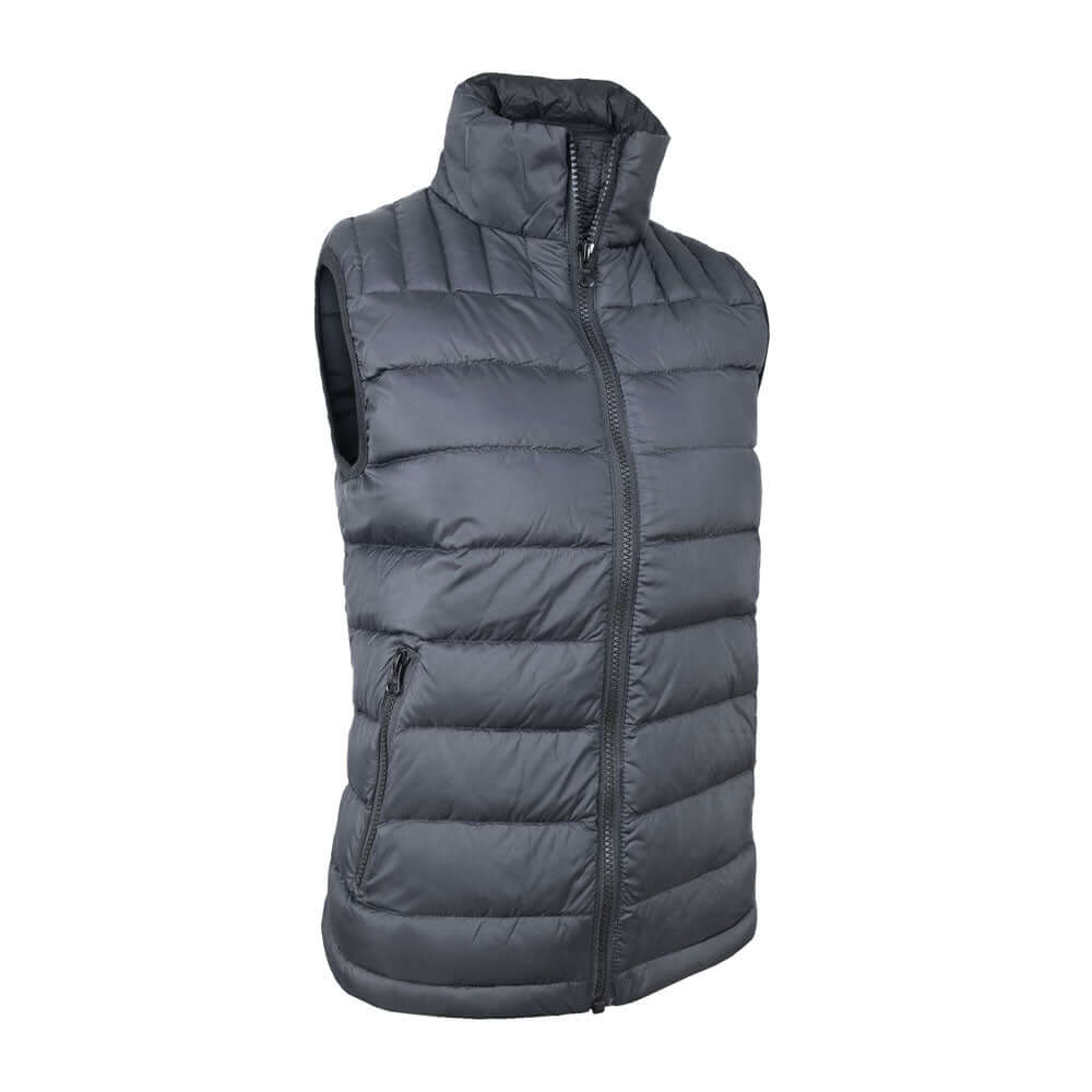 Womens black puffer vest