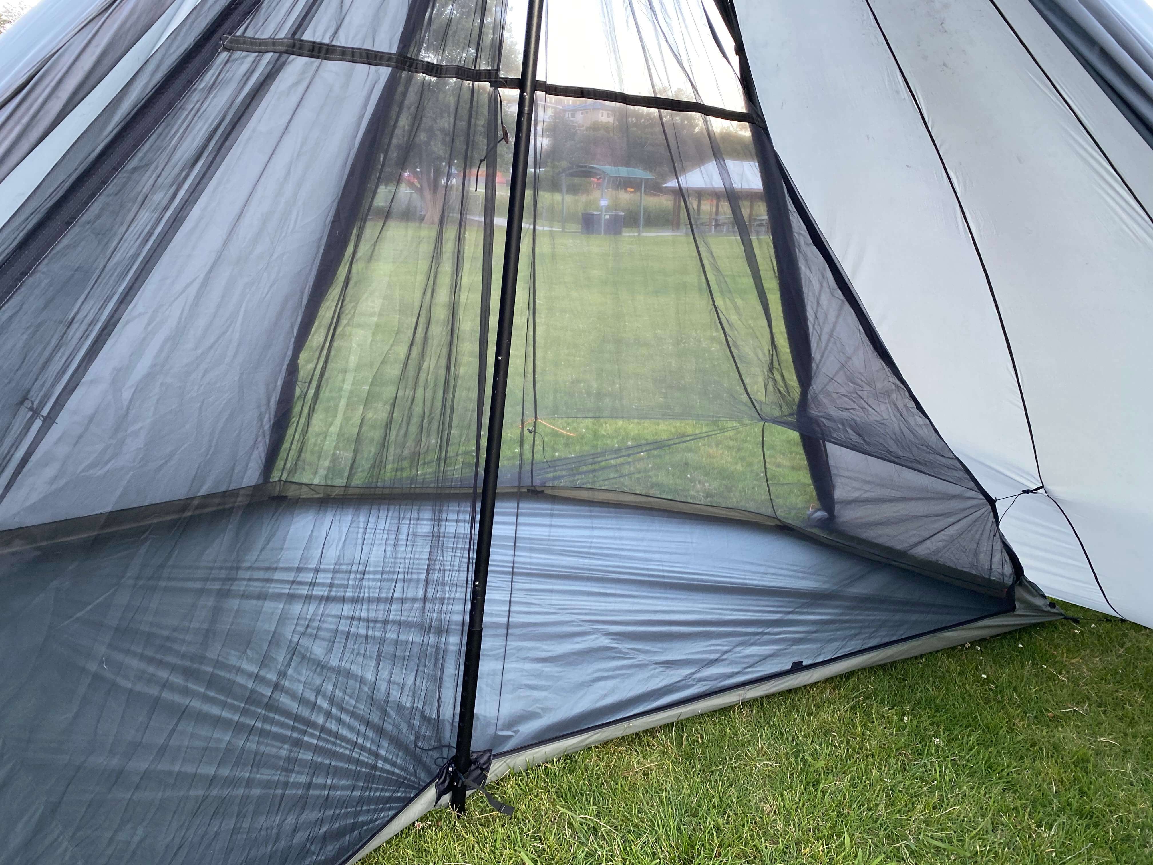 PAST Outdoors Originals UL6T Tipi Half Liner Mesh Nest