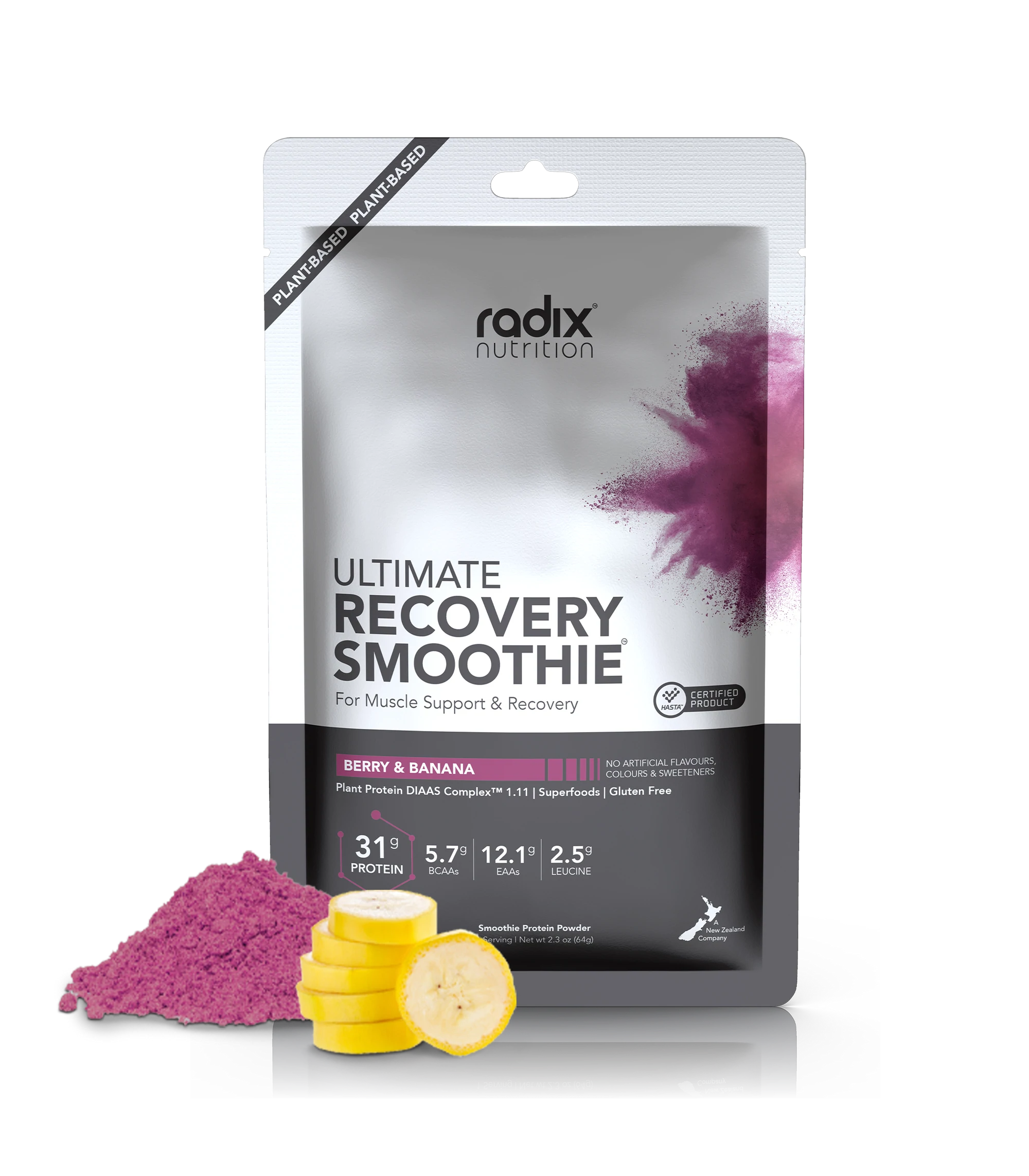 Radix SMOOTHIE | Ultimate Post-Workout | Plant-Based Berry & Banana v2
