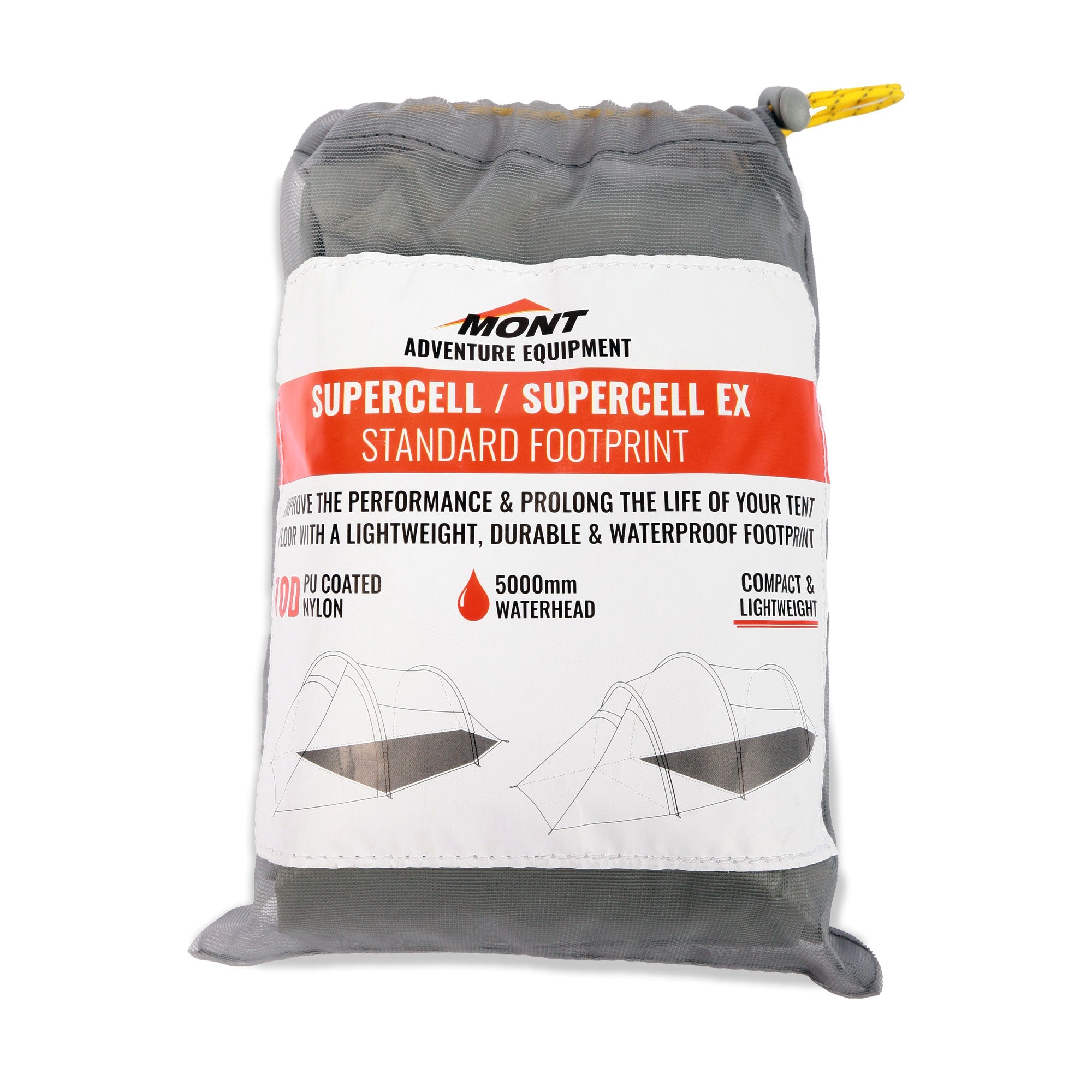 Mont Supercell Tent Footprint - Standard Length