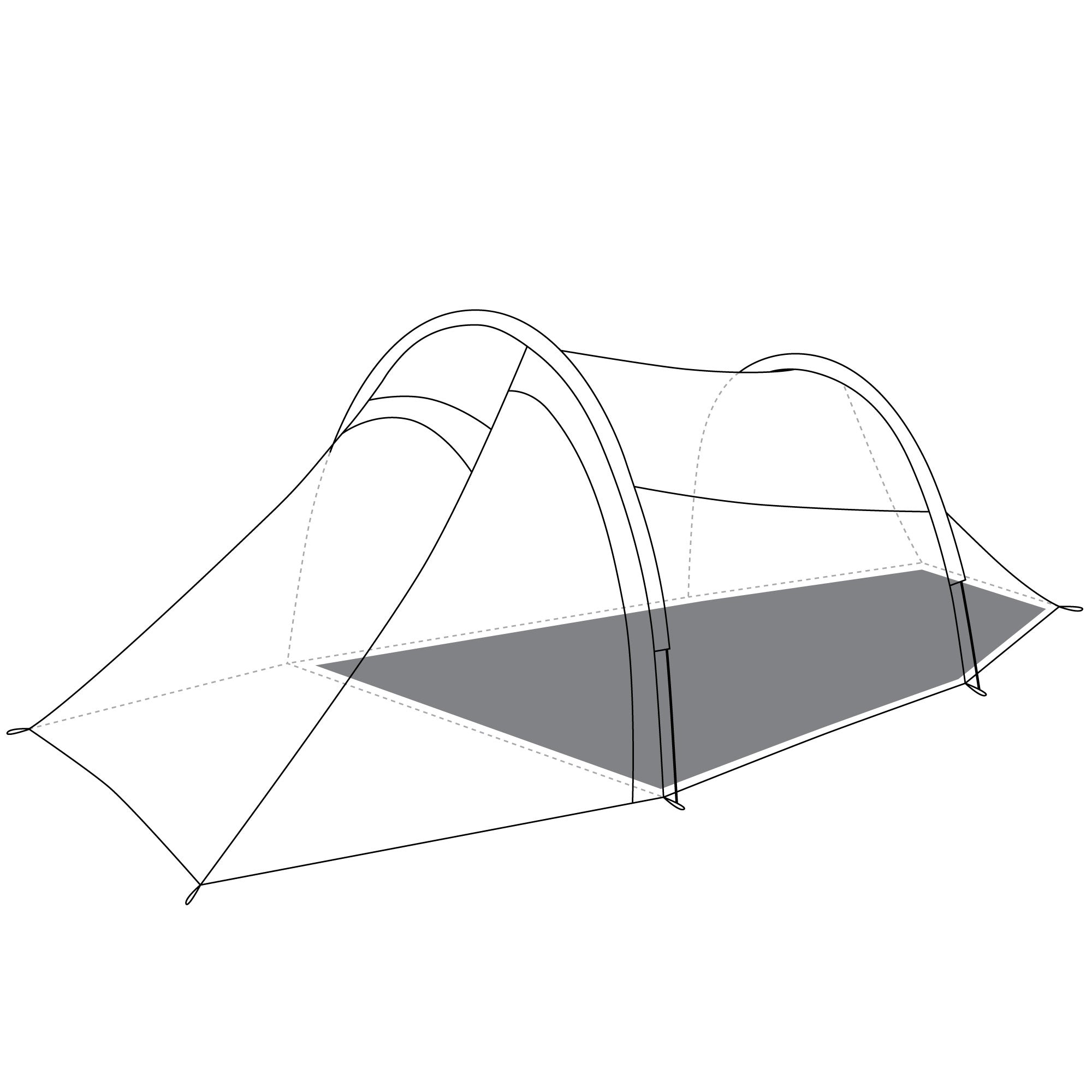 Mont Supercell Tent Footprint - Standard Length