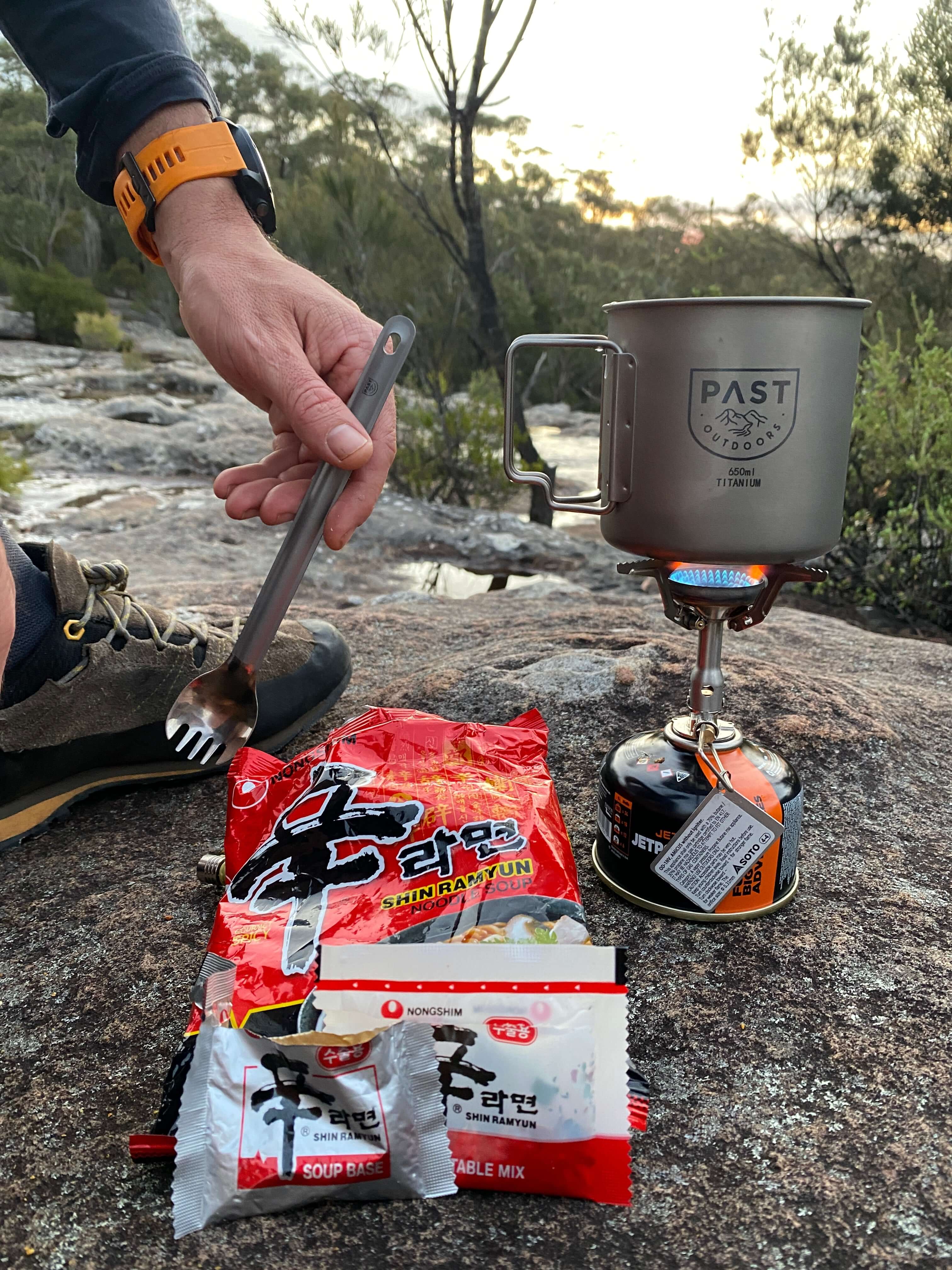 PAST Outdoors Originals Titanium Canteen Cup 1 Litre Nalgene