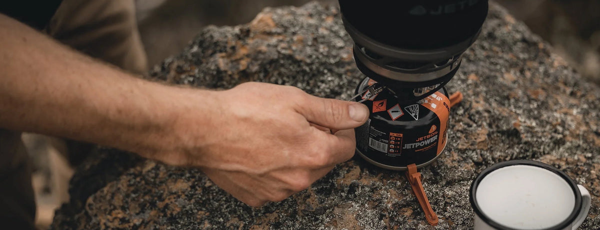 Jetboil portable stove for hiking and camping