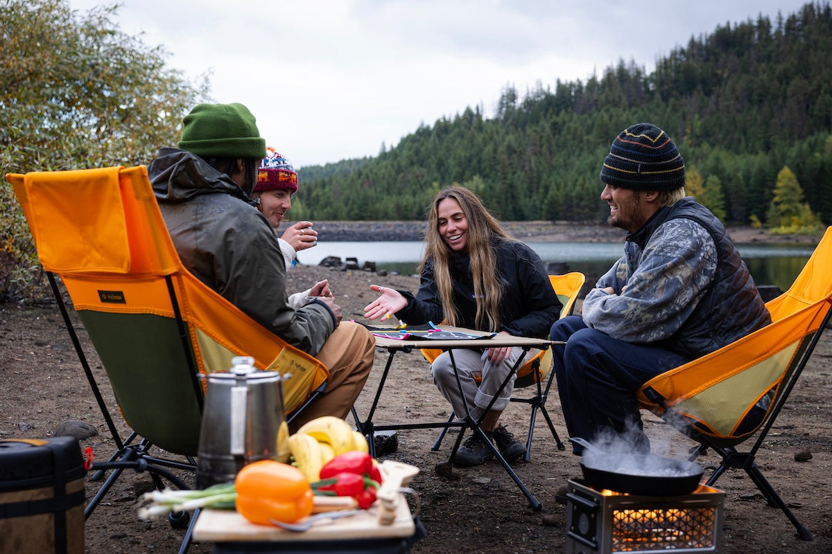 The Helinox Sunset camping chair: ultra light, comfy & packable