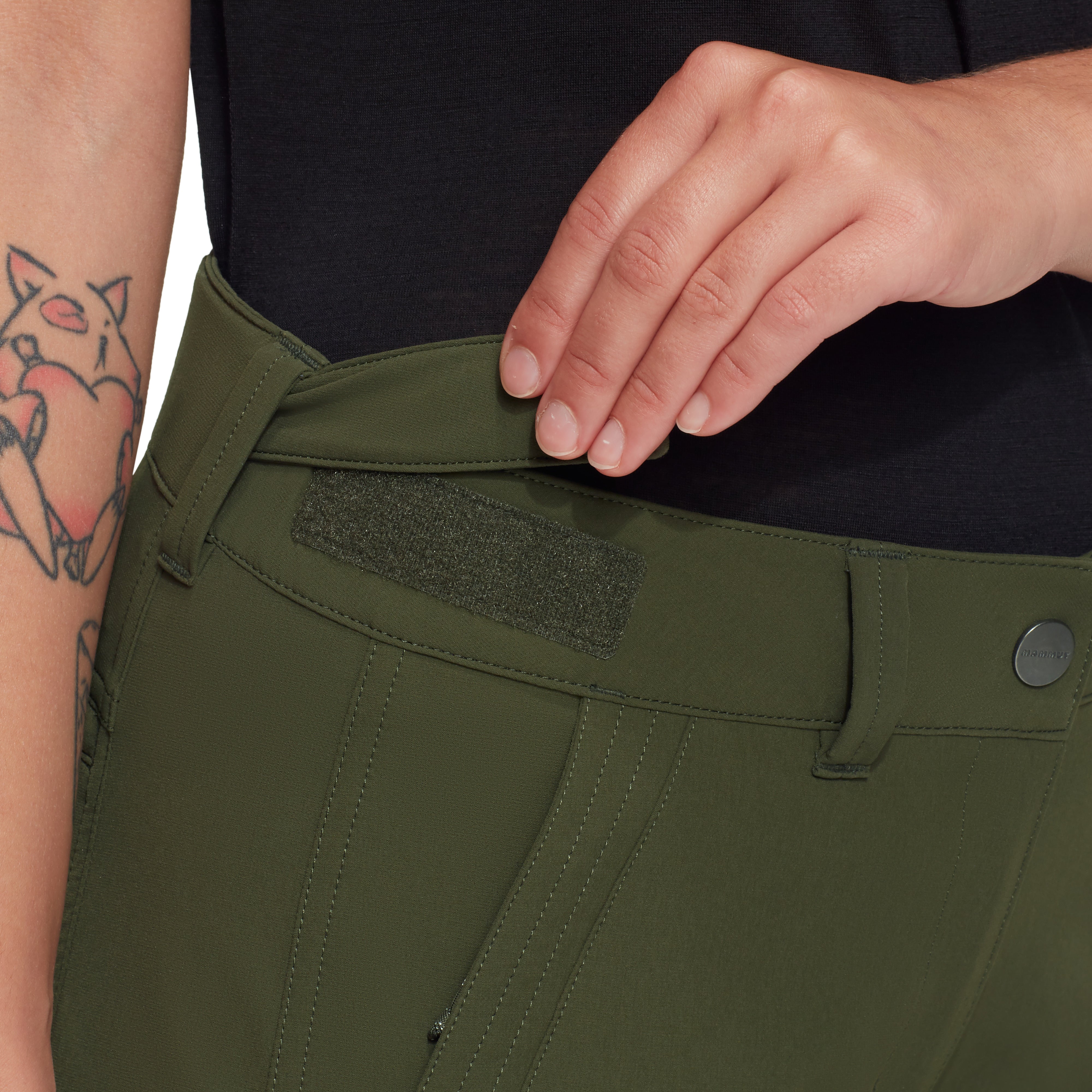 Mammut Runbold Guide SO Pants Women's - Dark Marsh 12